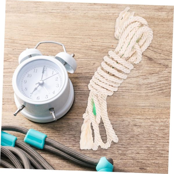 Jump Rope Long Skip Rope 5M Cotton Linen Exercise Jump Rope ...