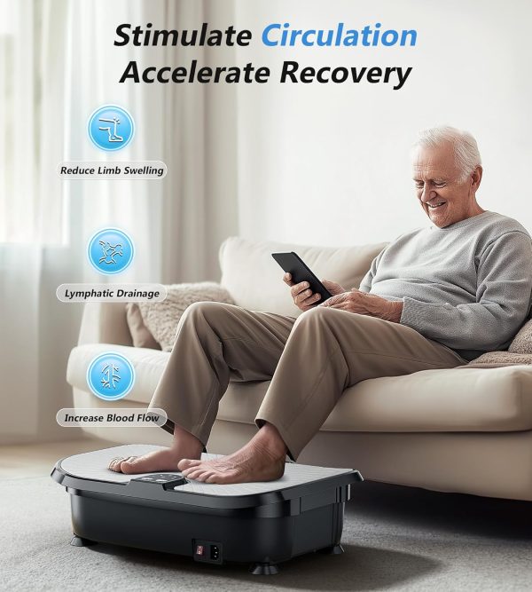 FEIERDUN Vibration Plate Exercise Machine, Vibration Plate f...