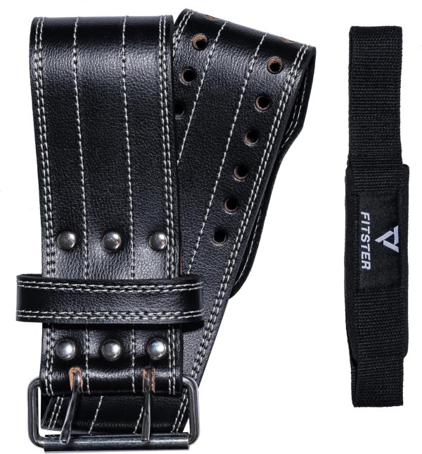 Fitster Weight Lifting Belt and Straps - Lifting Belt for At...