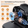 Dripex Under Desk Elliptical Machine, Mini Ellipse Leg Exerc...