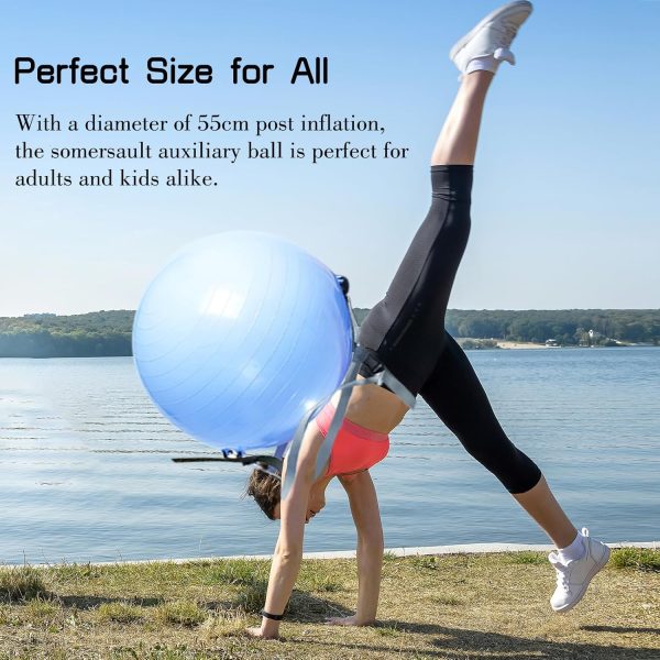 Somersault Auxiliary Ball,Exercise Ball for Flip Backflips, ...