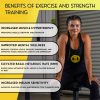 HulkFit Neoprene Coated Anti-Roll Square Dumbbells, Free Wei...