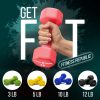 Neoprene Workout Dumbbell Set - Non Slip, Anti Roll Exercise...
