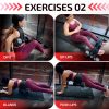 Hip Thrust Belt For Dumbbells Heavy, Kettlebells, Plates, Hi...