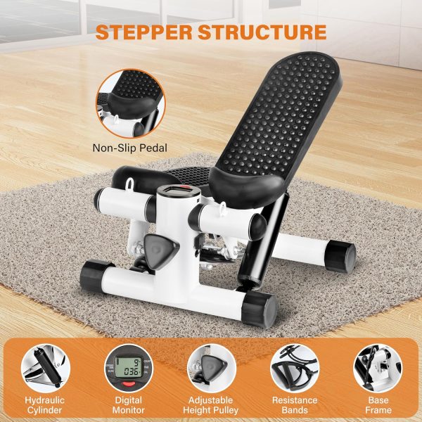 YSSOA Mini Stair Steppers, Steppers for Exercise at Home, Mi...