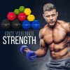 Neoprene Workout Dumbbell Set - Non Slip, Anti Roll Exercise...
