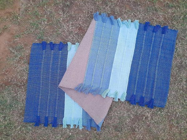 Indian Handmade -100% Cotton Organic Yoga Mat -For Hot Yoga ...