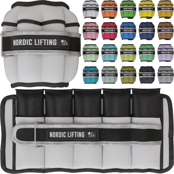 Adjustable Ankle Weights for Women and Men - 1 Pair 2 4 6 8 ...