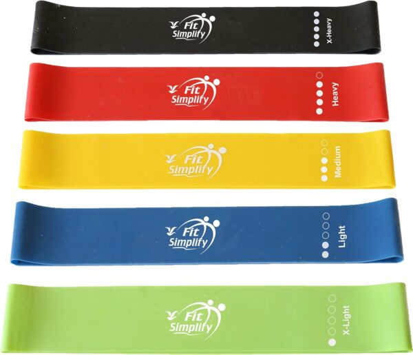 Fit Simplify Resistance Loop Exercise Bands with Instruction...