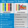 Fit Simplify Resistance Loop Exercise Bands with Instruction...