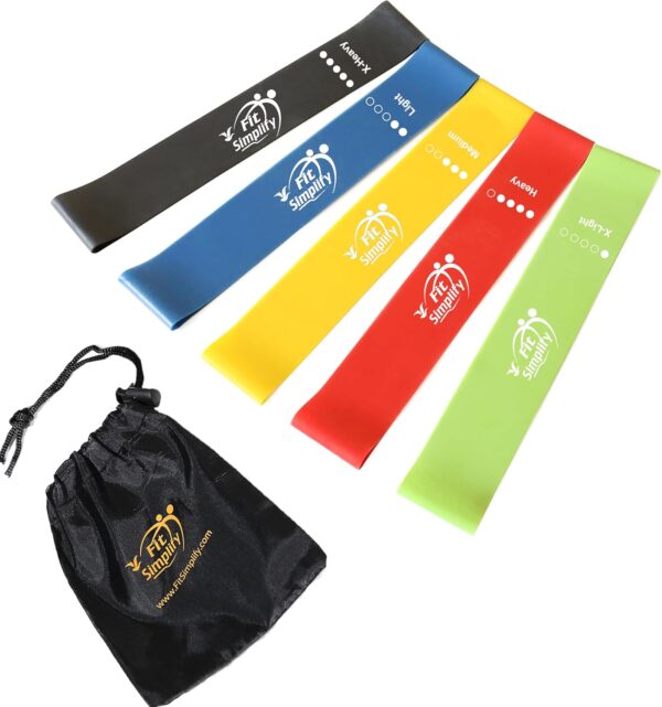 Fit Simplify Resistance Loop Exercise Bands with Instruction...