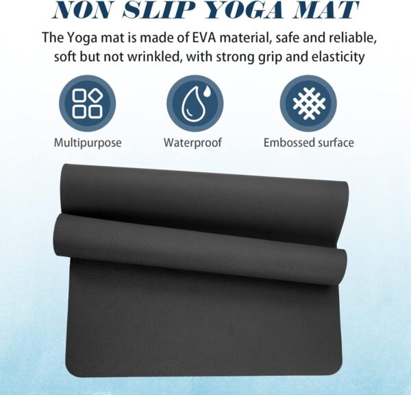 10 Pack Yoga Mats Bulk, 68'' x 24'' x 4mm Thick Yoga Mats fo...