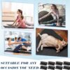 10 Pack Yoga Mats Bulk, 68'' x 24'' x 4mm Thick Yoga Mats fo...