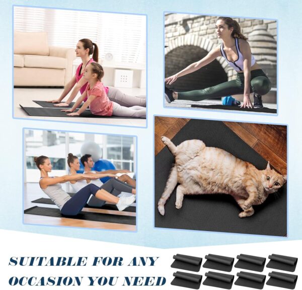 10 Pack Yoga Mats Bulk, 68'' x 24'' x 4mm Thick Yoga Mats fo...