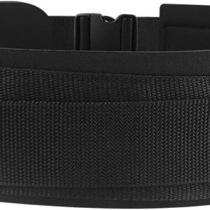 Waist Belt Neoprene Padded Gym Pulley Strap with Rings for C...