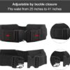 Waist Belt Neoprene Padded Gym Pulley Strap with Rings for C...