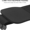 Waist Belt Neoprene Padded Gym Pulley Strap with Rings for C...