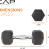71RADiApOAL._AC_SL1500_.jpg CAP Barbell Coated Hex Dumbbell Weight | Multiple Options
