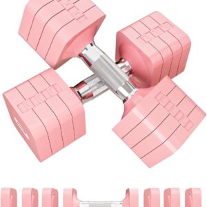 15LB 20LB 40LB 50LB Adjustable Dumbbell Set Free Weights Dum... 15LB 20LB 40LB 50LB Adjustable Dumbbell Set Free Weights Dum...